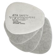 JETA SAFETY 7022 Предфильтры от пыли и аэрозолей с угольным слоем P2 R D (4 шт.)